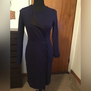Navy bodycon dress